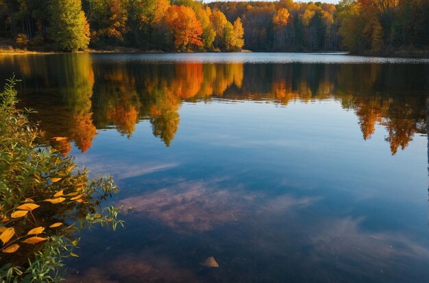 Les reflets des couleurs de l'automne