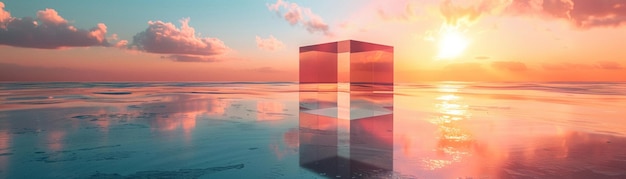 Réflexion symétrique magique du cube