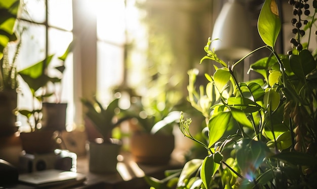 Réflexions de bureaux Vue sur le paysage urbain de la façade en verre