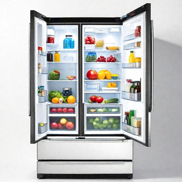 Réfrigérateur intelligent généré par Ai