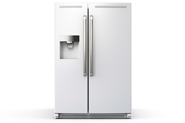 Réfrigérateur isolé sur fond blanc
