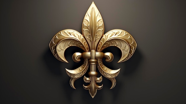 Regal Gold Fleur de Lys