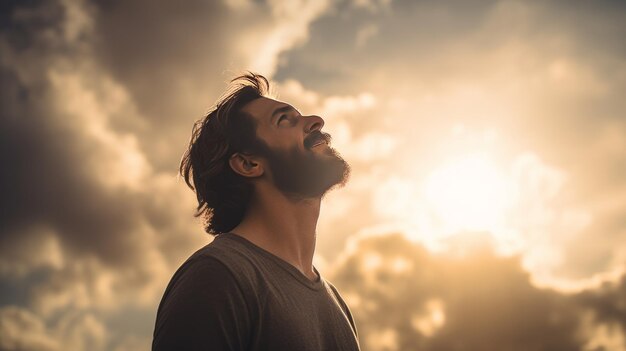 Un regard majestueux dans le ciel infini avec l'objectif Canon 50 mm