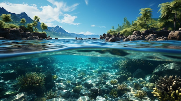 regarder une île depuis l'eau