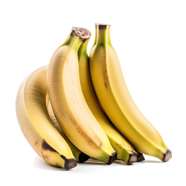 Un régime de bananes isoler sur fond blanc