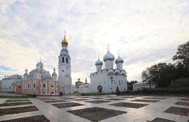 La religion des paysages de l'église sacrée orthodoxie concept vue sur l'architecture