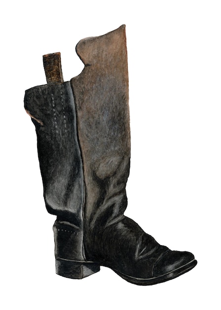 Remix de bottes en cuir à partir d'une œuvre d'art de Earl Butlin