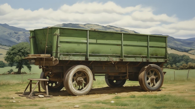 Remorque d'équipement agricole