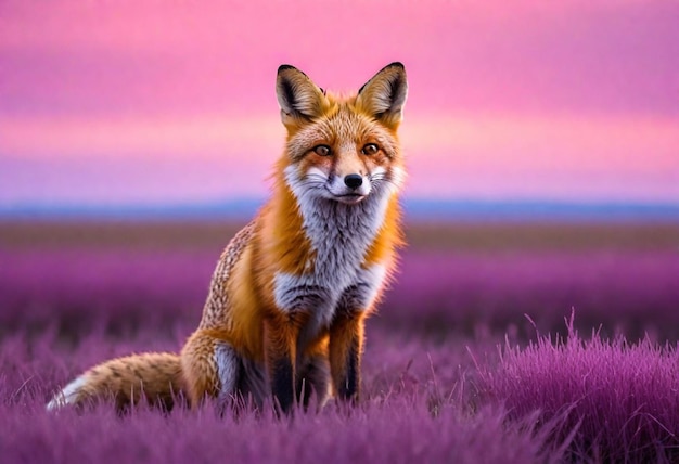 Le renard magenta