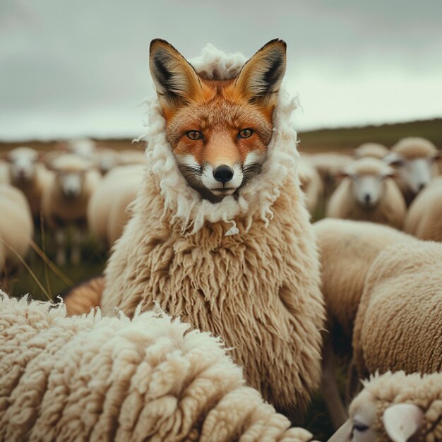 Un renard en peau de mouton