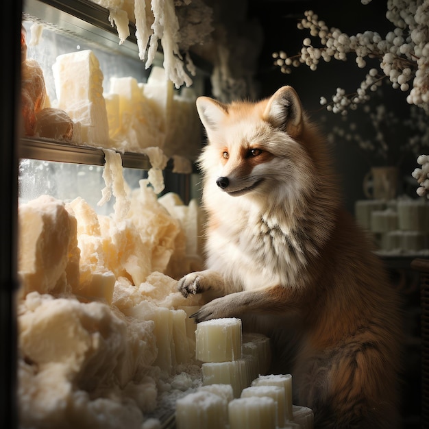 Des renards enjoués, des fromages congelés.