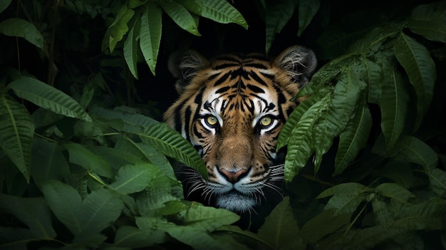 Rencontre majestueuse observant la grâce et la puissance d'un tigre sauvage dans son habitat naturel