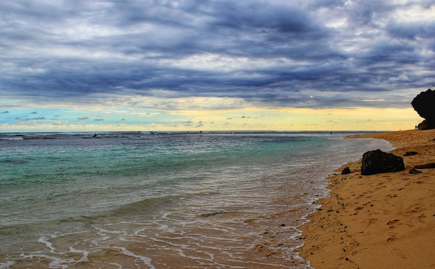 La rencontre de la terre et de la mer