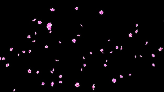 Renderage floral en 3D à l'arrière-plan