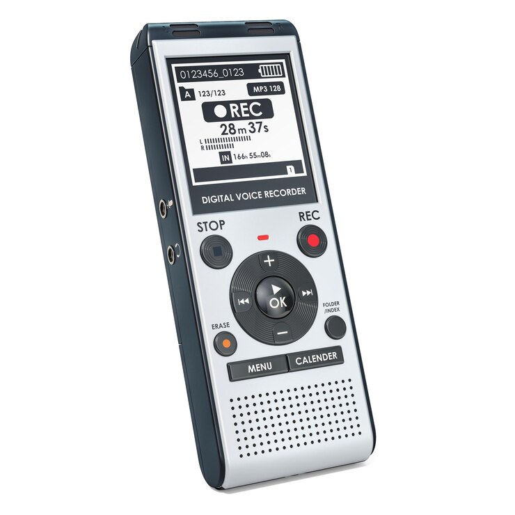 Rendering 3D du dictaphone de l'enregistreur de voix numérique