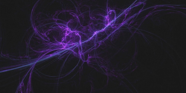 Rendering 3D d'un fond fractal abstrait et multicolore