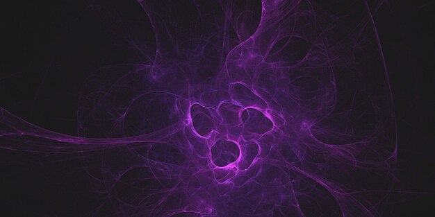 Rendering 3D d'un fond fractal abstrait et multicolore
