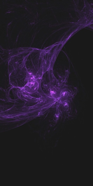 Rendering 3D d'un fond fractal abstrait et multicolore