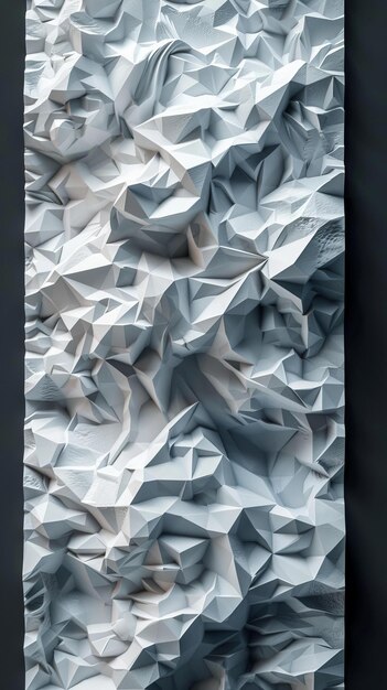 Photo rendering 3d d'une surface rocheuse blanche et rugueuse
