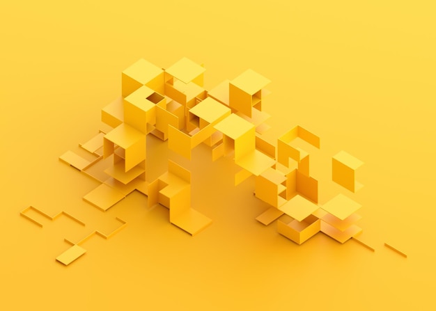 Rendeur 3D abstrait