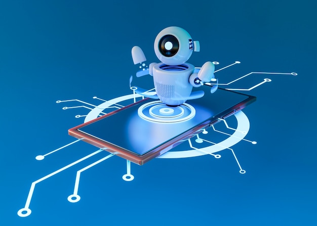 Rendez-vous 3D du concept de biorobots