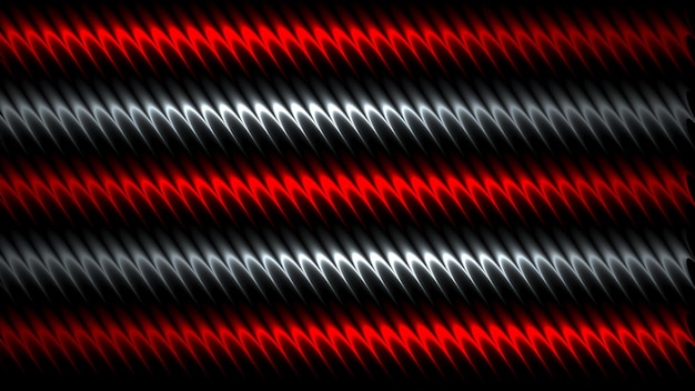 Rendu 3d Abstrait motif de lumière rouge et noire avec le dégradé Fond noir foncé moderne