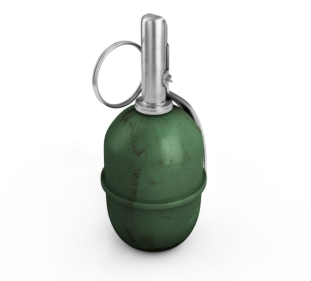 Rendu 3D bombe grenade à main réaliste