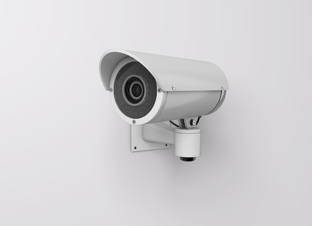 Rendu 3D de la caméra de sécurité CCTV de surveillance