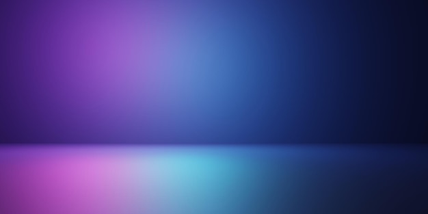 rendu 3d de fond minimal abstrait violet et bleu