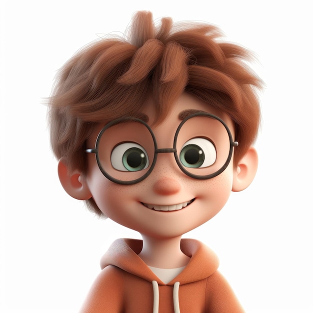 Rendu 3D d'un Harry mignon