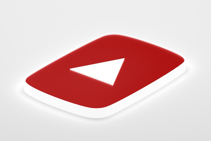 Photo rendu 3d de logo minimal de google se bouchent pour le modèle de fond de conception