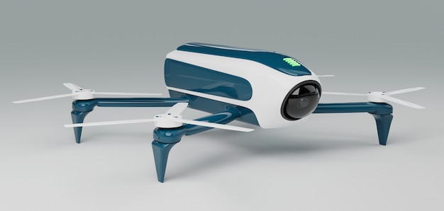 Rendu 3D par drone moderne