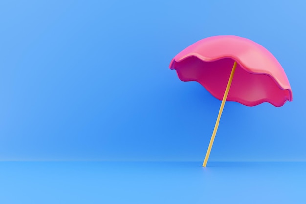 rendu 3d parapluie rose rendu 3d parapluie rose rendu 3d illustration parapluie rose