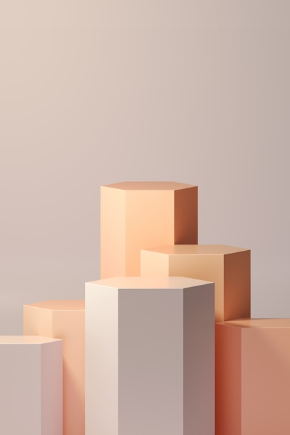 Le rendu 3D récompense le podium en harmonie avec la couleur orange.