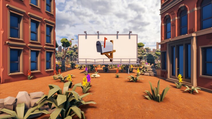 Photo rendu 3d et ressources graphiques low poly pour les objectifs de développement durable la biodiversité une économie et une écologie en croissance