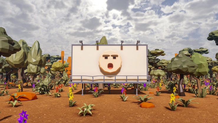 Photo rendu 3d et ressources graphiques low poly pour les objectifs de développement durable la biodiversité une économie et une écologie en croissance