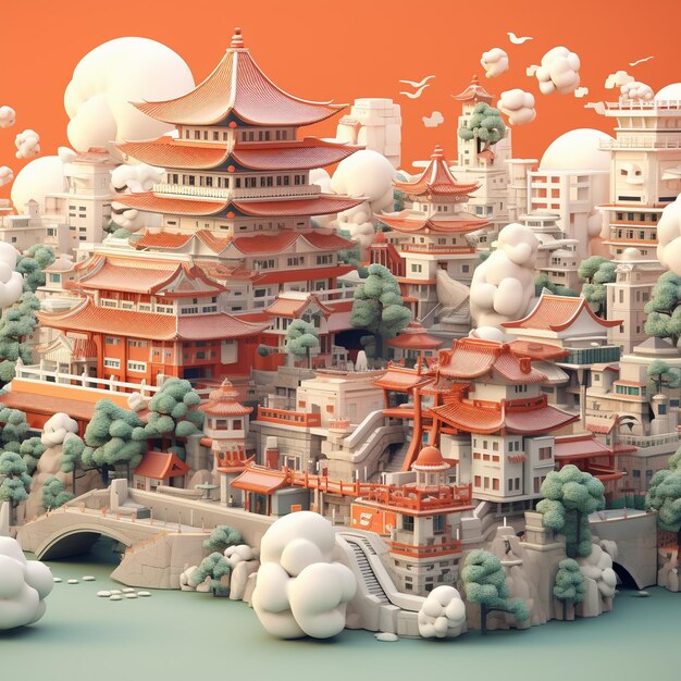 Rendu 3D de Tokyo