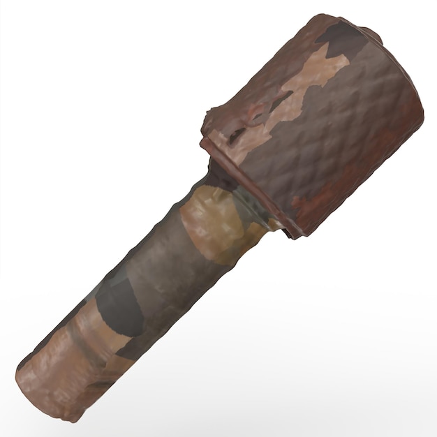 Rendu 3D de la vieille grenade