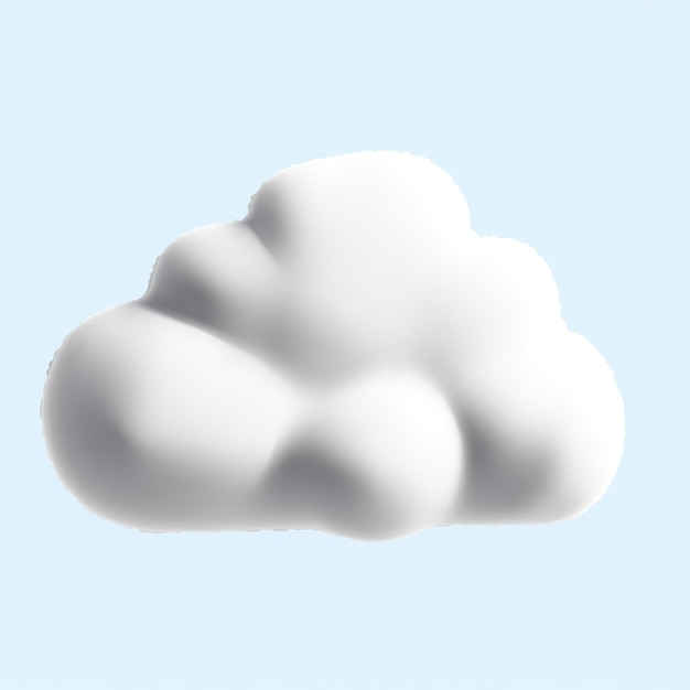 Photo le rendu graphique 3d des nuages