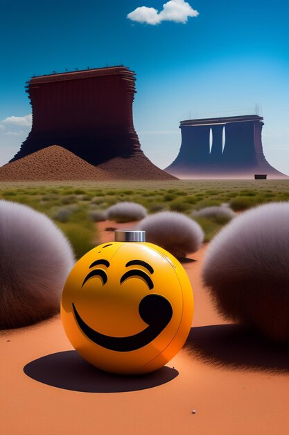 Le rendu de la photo Emoji 3D