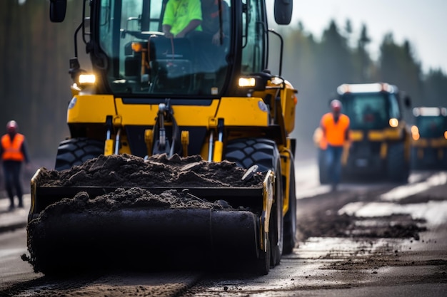 réparation de route asphaltée générative ai