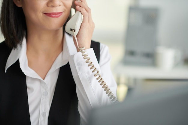 Répondre à un appel téléphonique