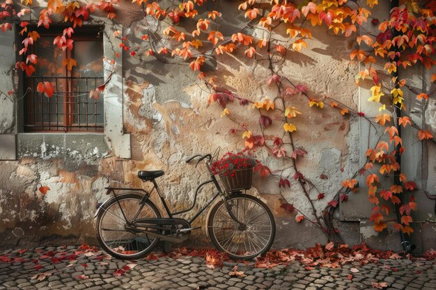 Un repos de vélos d'époque