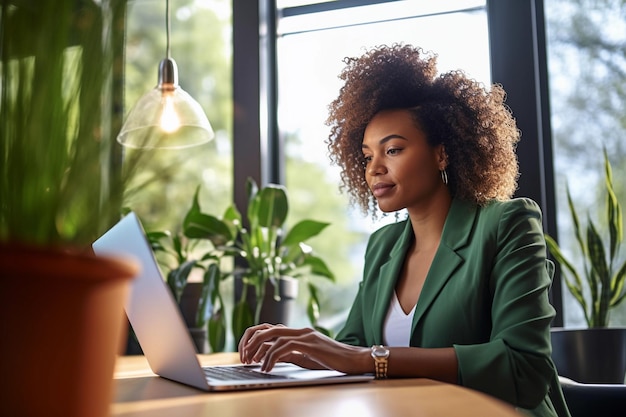 Représentante réussie du service client et femme d'affaires au grand jour