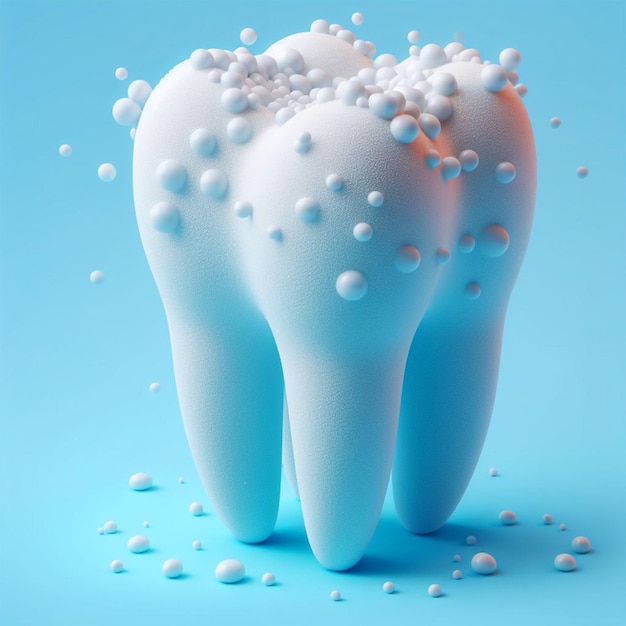 REPRESENTATION 3D d'un dentiste Enseignement aux soins buccaux et à l'hygiène dentaire