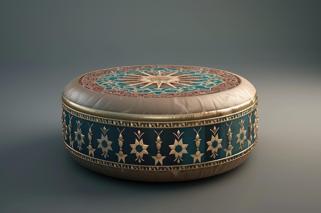 Une représentation 3D d'un tambour traditionnel du Ramadan