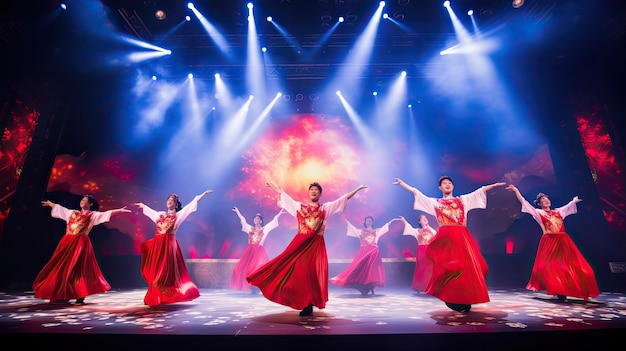 une représentation de danseurs de la compagnie de la compagnie.