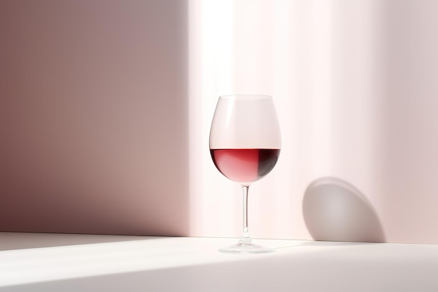 représentation minimaliste du vin