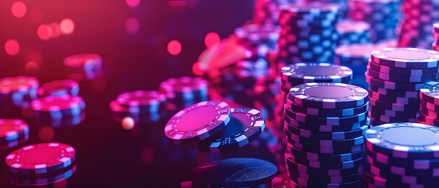 Représentations artistiques des jeux de cartes de casino Poker Blackjack et Baccarat Concept Des jeux de cartes du casino Poker Blackjack Baccarat Représentation artistique