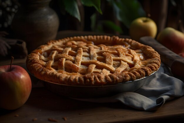 Réseau de neurones de tarte aux pommes maison ai généré